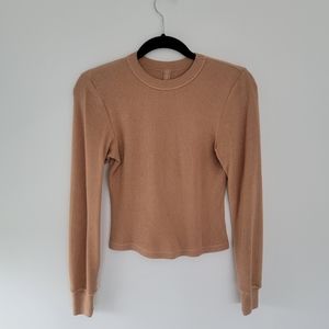 Kim Kardashian's SKIMS Waffle Thermal Top Size XS